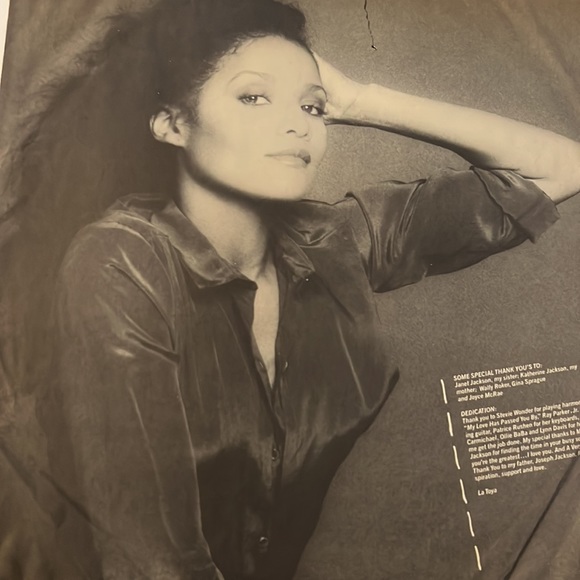 La Toya Jackson Record Vinyl Album LP Vintage - Picture 3 of 4